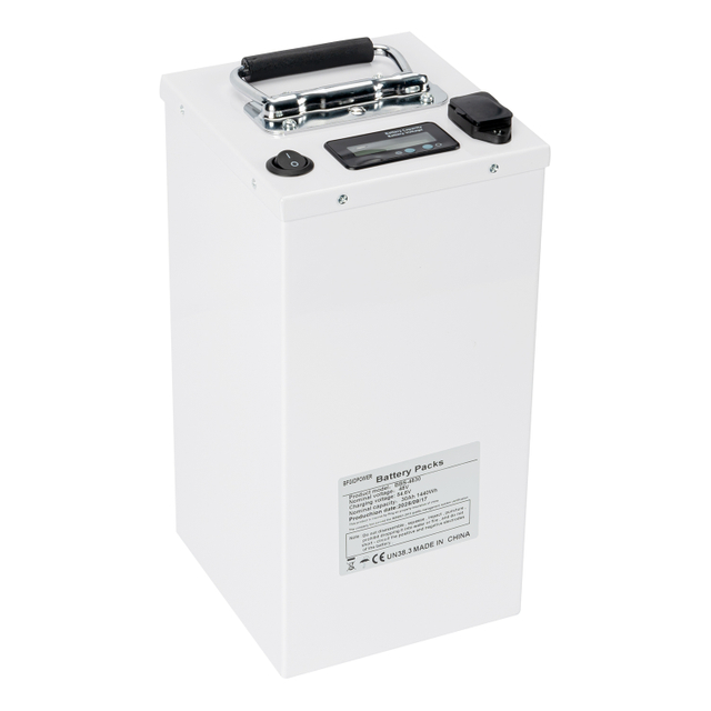 製造業者が制作したカスタマイズされたe-motorcycleリチウムバッテリー48v 30Ah電力demendator、充電ポート、電源スイッチ、ハンドルを備えた